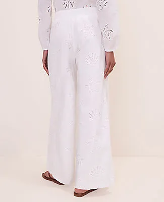 Ann Taylor The Eyelet Easy Palazzo Pant sold by Ann Taylor product image thumbnail 3