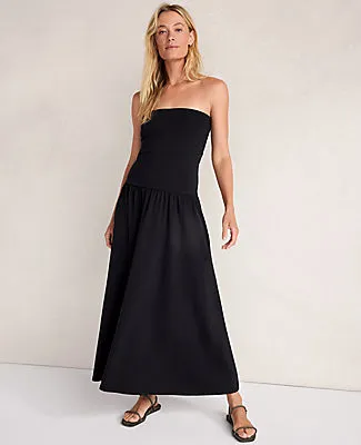 Ann Taylor Haven Well Within Organic Cotton Modal Strapless Dress sold by Ann Taylor