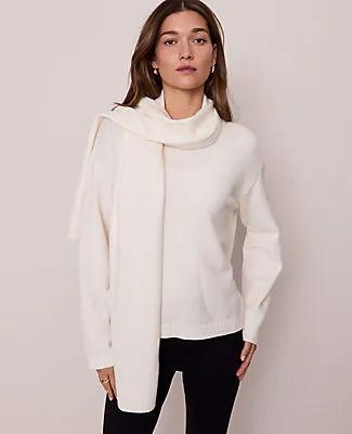 Ann Taylor Weekend Scarf Sweater sold by Ann Taylor