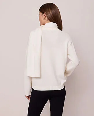 Ann Taylor Weekend Scarf Sweater sold by Ann Taylor product image thumbnail 2