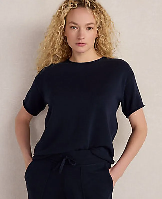 Ann Taylor Haven Well Within Cotton Knit Short Sleeve Tee made by Ann Taylor