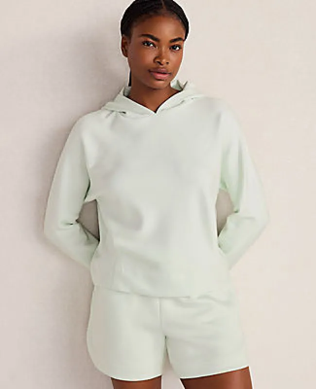 Ann Taylor Haven Well Within Soft Knit Pleated Hoodie made by Ann Taylor