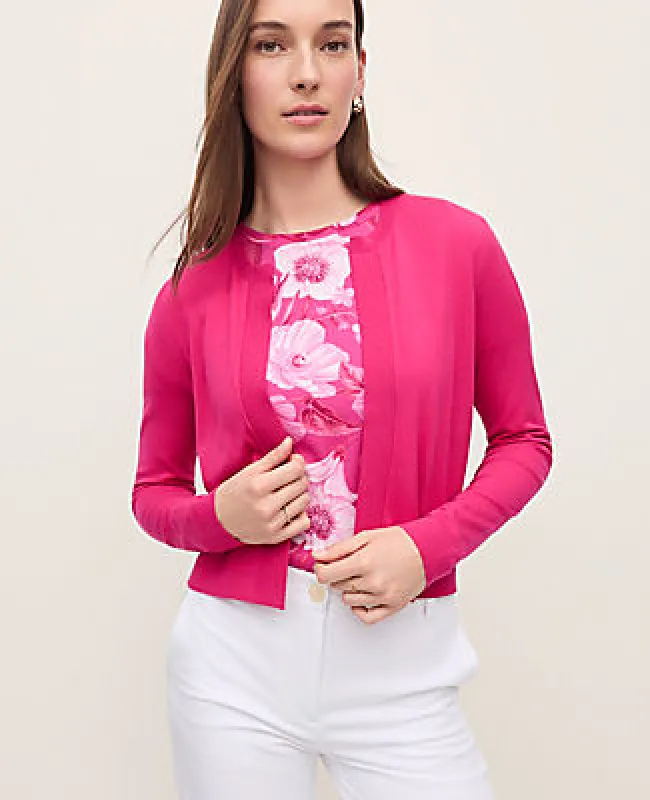 Ann Taylor Open Crop Cardigan made by Ann Taylor
