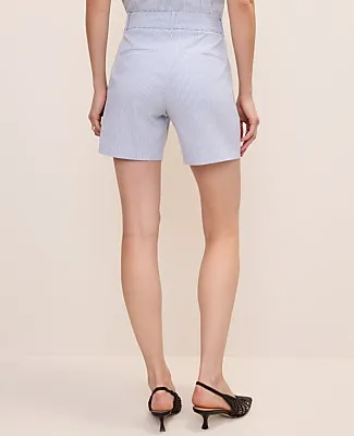 Ann Taylor The Petite Mid Short in Seersucker sold by Ann Taylor product image thumbnail 3