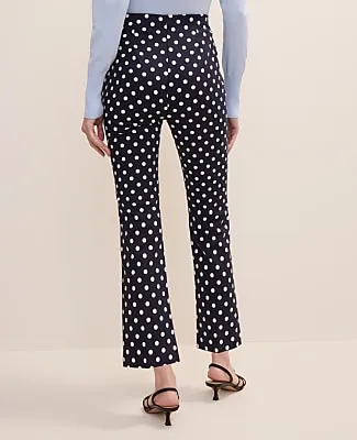 Ann Taylor The Petite Slim Kick Capri in Polka Dot sold by Ann Taylor product image thumbnail 3