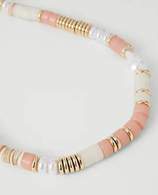 Ann Taylor Stone Pearl Statement Necklace sold by Ann Taylor product image thumbnail 2