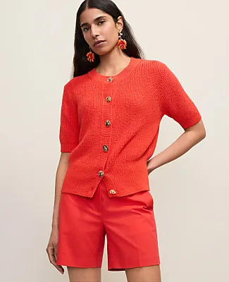 Ann Taylor Elbow Sleeve Cardigan sold by Ann Taylor