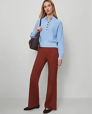 Ann Taylor Weekend Go-Everywhere Flare Pant sold by Ann Taylor product image thumbnail 2