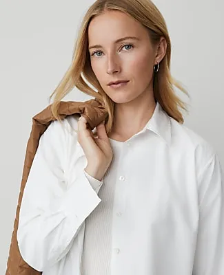 Ann Taylor Weekend Oversized Shirt sold by Ann Taylor product image thumbnail 3