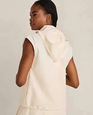 Ann Taylor Haven Well Within Woven Nylon Hooded Vest sold by Ann Taylor product image thumbnail 2