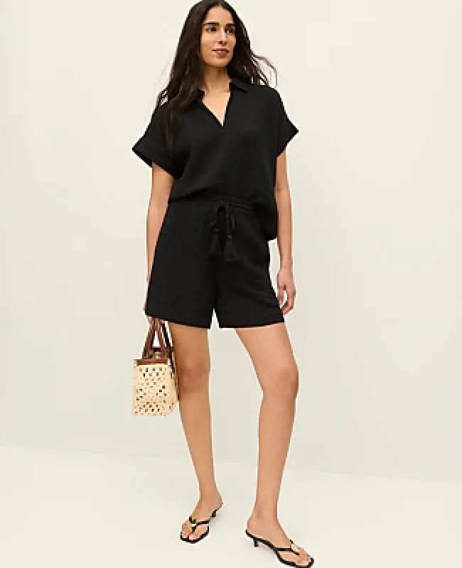 Ann Taylor The Pull-On Short in Cotton Gauze made by Ann Taylor