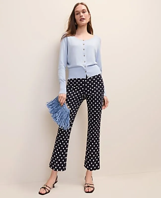 Ann Taylor The Slim Kick Capri in Polka Dot made by Ann Taylor