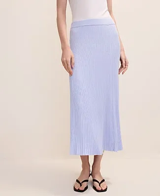 Ann Taylor Ribbed Midi Sweater Skirt sold by Ann Taylor product image thumbnail 2