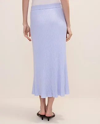 Ann Taylor Ribbed Midi Sweater Skirt sold by Ann Taylor product image thumbnail 3