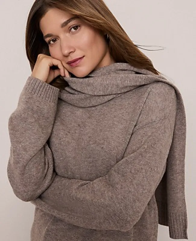 Ann Taylor Petite Weekend Scarf Sweater made by Ann Taylor