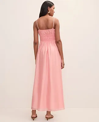 Ann Taylor Petite Weekend Gathered Maxi Dress sold by Ann Taylor product image thumbnail 2