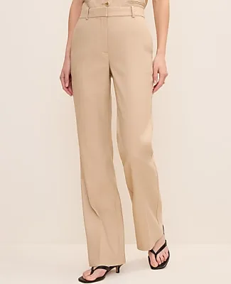 Ann Taylor The Petite High Rise Trouser in Linen Blend sold by Ann Taylor product image thumbnail 2