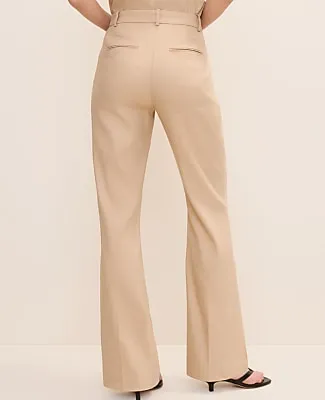 Ann Taylor The Petite High Rise Trouser in Linen Blend sold by Ann Taylor product image thumbnail 3