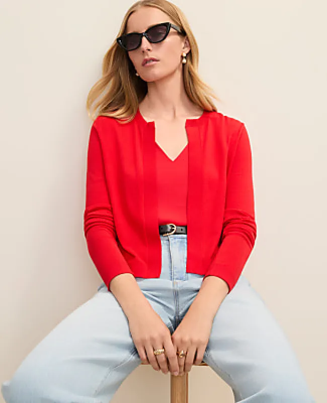 Ann Taylor Open Crop Cardigan made by Ann Taylor