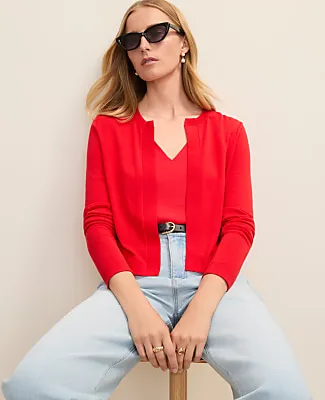 Ann Taylor Open Crop Cardigan sold by Ann Taylor