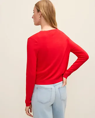 Ann Taylor Open Crop Cardigan sold by Ann Taylor product image thumbnail 2