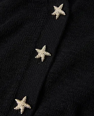 Ann Taylor Starfish Button Elbow Sleeve Cardigan sold by Ann Taylor product image thumbnail 2
