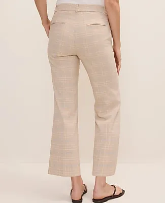 Ann Taylor The Petite Jayne Crop Trouser in Plaid sold by Ann Taylor product image thumbnail 3