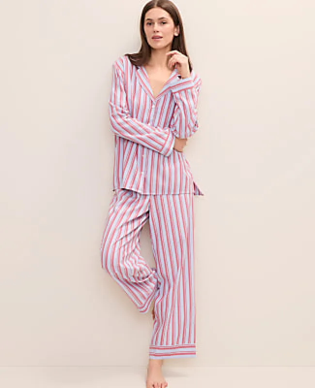 Ann Taylor Striped Pajama Set made by Ann Taylor