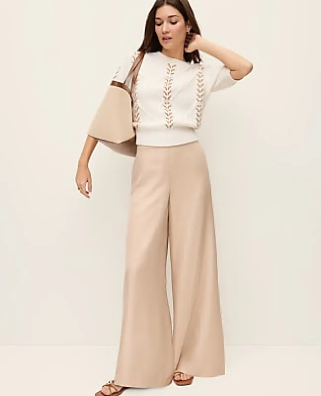 Ann Taylor The Easy Wide-Leg Pant made by Ann Taylor