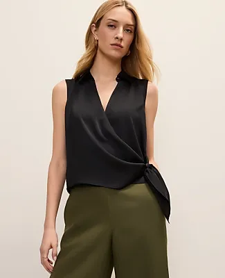 Ann Taylor Tie Waist Blouse sold by Ann Taylor