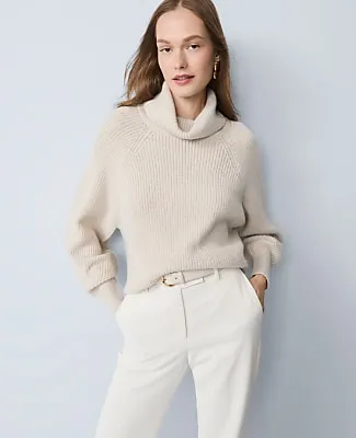 Ann Taylor Ribbed Turtleneck Sweater sold by Ann Taylor