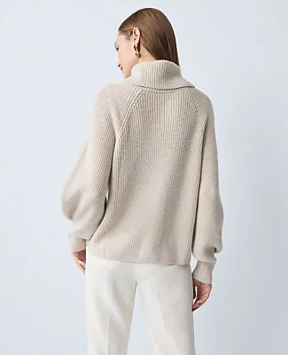 Ann Taylor Ribbed Turtleneck Sweater sold by Ann Taylor product image thumbnail 2