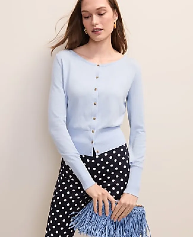 Ann Taylor Scoop Neck Cardigan made by Ann Taylor