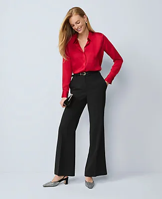 Ann Taylor Satin Modern Shirt sold by Ann Taylor product image thumbnail 3