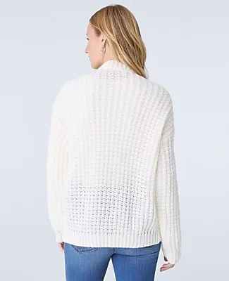 Ann Taylor Weekend Waffle Knit Cardigan sold by Ann Taylor product image thumbnail 2