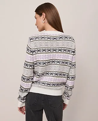 Ann Taylor Weekend Relaxed Fair Isle Sweater sold by Ann Taylor product image thumbnail 2