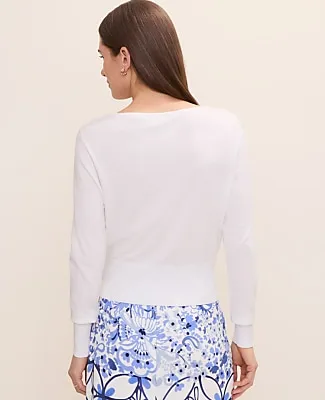 Ann Taylor Scoop Neck Cardigan sold by Ann Taylor product image thumbnail 2