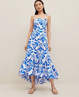 Ann Taylor Petite Paisley Tiered Strappy Maxi Dress sold by Ann Taylor