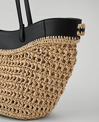 Ann Taylor Weekend Straw Tote sold by Ann Taylor product image thumbnail 2