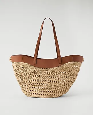 Ann Taylor Weekend Straw Tote sold by Ann Taylor