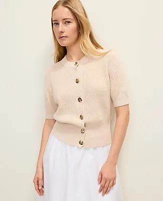 Ann Taylor Elbow Sleeve Cardigan sold by Ann Taylor