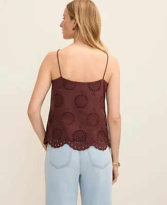 Ann Taylor Weekend Eyelet Tank Top sold by Ann Taylor product image thumbnail 2