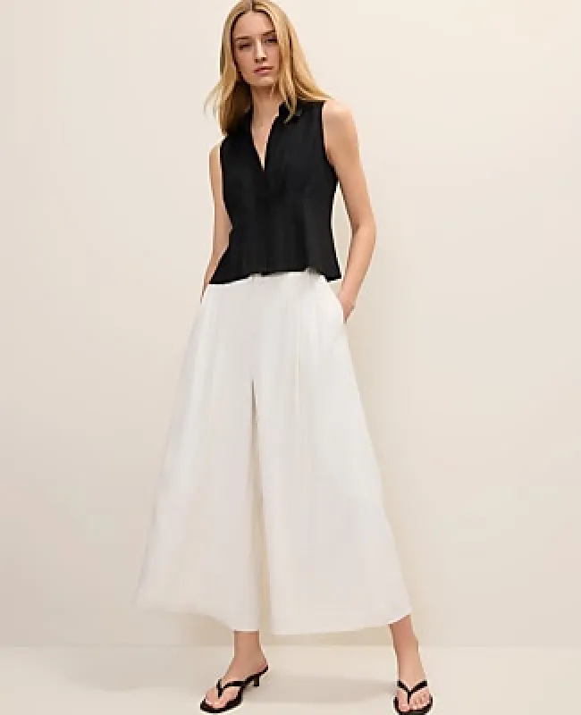 Ann Taylor The Petite Pintucked Culotte Pant made by Ann Taylor