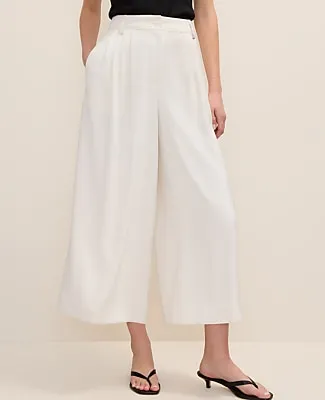 Ann Taylor The Petite Pintucked Culotte Pant sold by Ann Taylor product image thumbnail 2