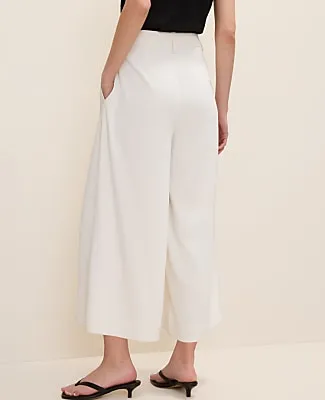 Ann Taylor The Petite Pintucked Culotte Pant sold by Ann Taylor product image thumbnail 3