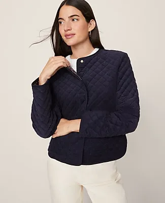 Ann Taylor Weekend Quilted Jacket sold by Ann Taylor