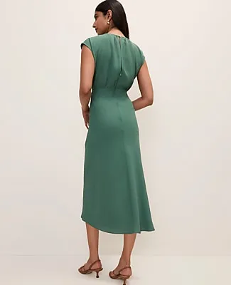 Ann Taylor Gathered Midi Dress sold by Ann Taylor product image thumbnail 2