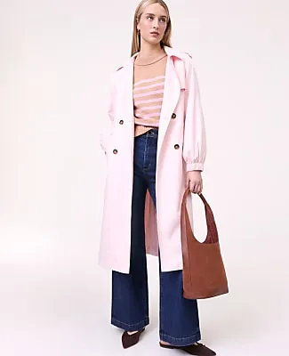 Ann Taylor Petite Weekend Hooded Trench Coat sold by Ann Taylor