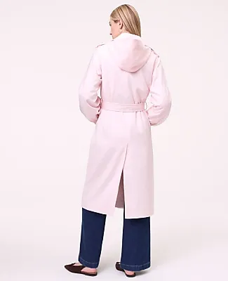 Ann Taylor Petite Weekend Hooded Trench Coat sold by Ann Taylor product image thumbnail 2