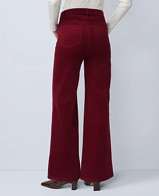 Ann Taylor Petite Weekend Wide-Leg Corduroy Pant sold by Ann Taylor product image thumbnail 3